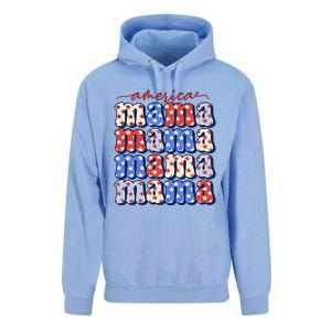 American Mama All American Mama Fourth Of July Mom Mother's Day 4th Of July Unisex Surf Hoodie