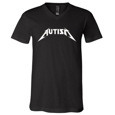 Autism Meme V-Neck T-Shirt