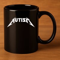 Autism Meme 11oz C Handle Ceramic Mug