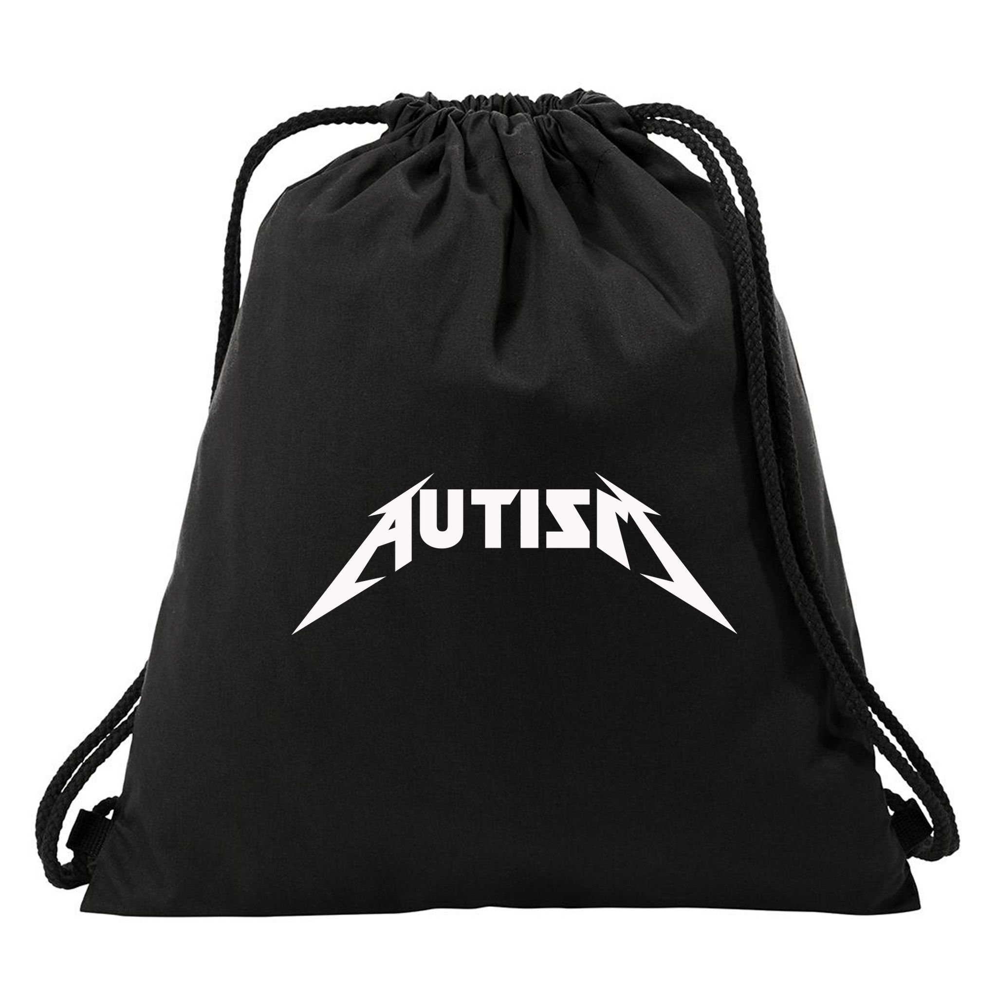 Autism Meme Drawstring Bag