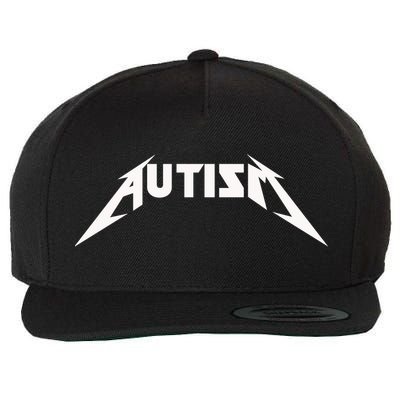 Autism Meme Wool Snapback Cap