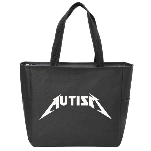 Autism Meme Zip Tote Bag