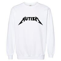 Autism Meme Garment-Dyed Sweatshirt