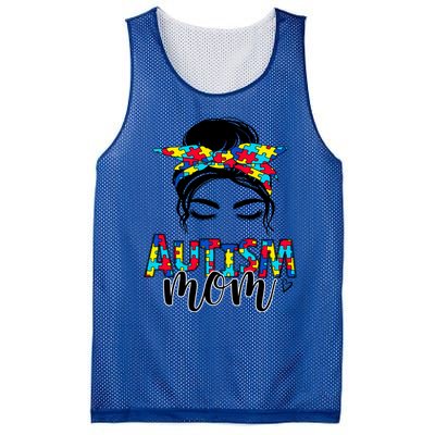 Autism Mom Autism Awareness Autism Mother Support Great Gift Mesh Reversible Basketball Jersey Tank