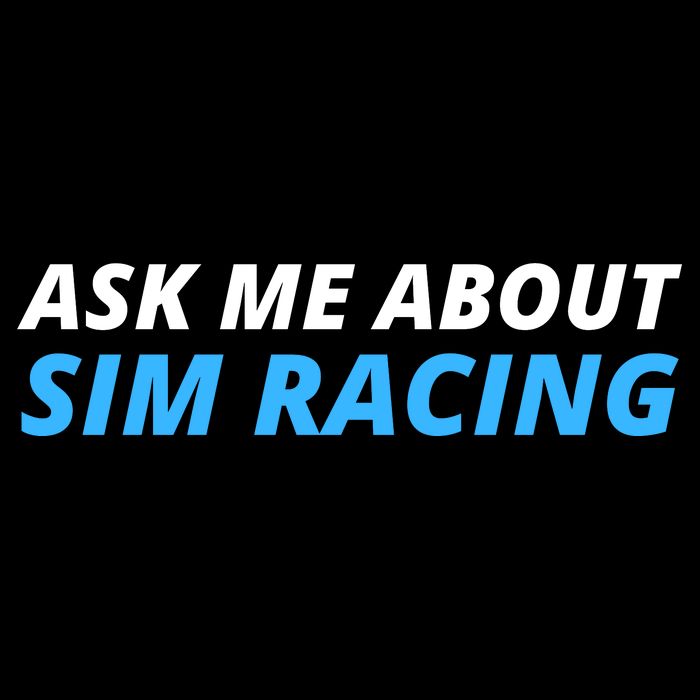 Ask Me About Sim Racing Funny Sim Racer Racing Sim Gamer Car Sim Racing  Backpack