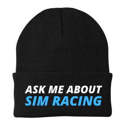 Ask Me About Sim Racing Funny Sim Racer Racing Sim Gamer Car Sim Racing  Beanie