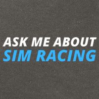 Ask Me About Sim Racing Funny Sim Racer Racing Sim Gamer Car Sim Racing  Cotton Canvas Backpack