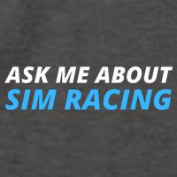 Ask Me About Sim Racing Funny Sim Racer Racing Sim Gamer Car Sim Racing  Vector Backpack