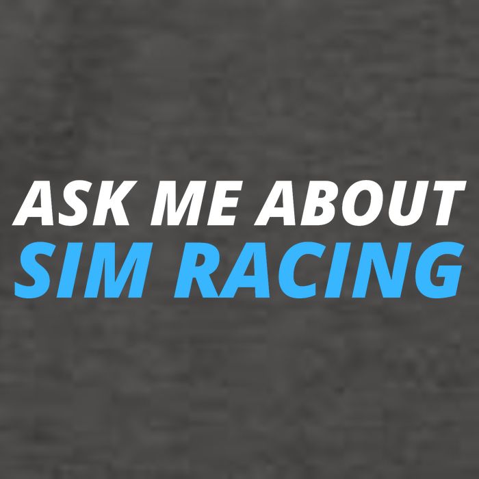 Ask Me About Sim Racing Funny Sim Racer Racing Sim Gamer Car Sim Racing  Vector Backpack
