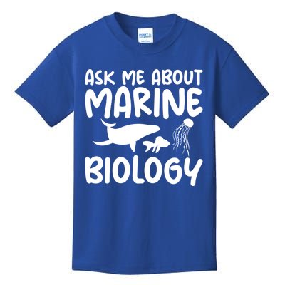 Ask Me About Marine Biology Gag Themed Great Gift Kids T-Shirt