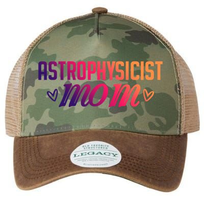 Astrophysicist Mom Astrophysics Watching Planets Telescope Gift Legacy Tie Dye Trucker Hat