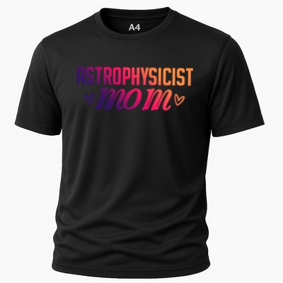 Astrophysicist Mom Astrophysics Watching Planets Telescope Gift Performance Shirt
