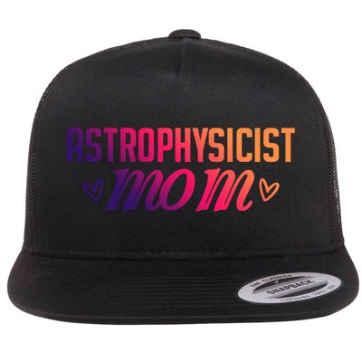 Astrophysicist Mom Astrophysics Watching Planets Telescope Gift Flatbill Hat