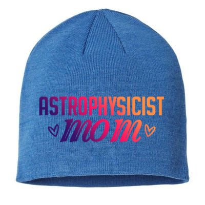 Astrophysicist Mom Astrophysics Watching Planets Telescope Gift Sustainable Beanie