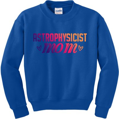 Astrophysicist Mom Astrophysics Watching Planets Telescope Gift Kids Sweatshirt