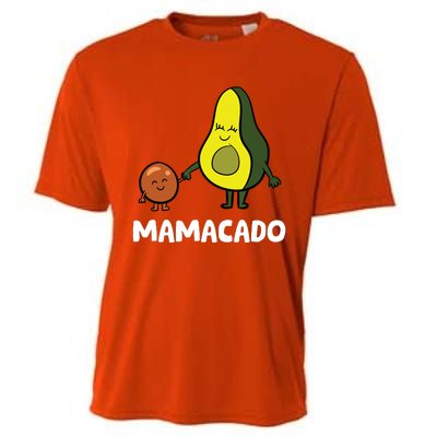 Avocado Mama Avocado Mom Funny Avocado Mamacado Cooling Performance Crew T-Shirt