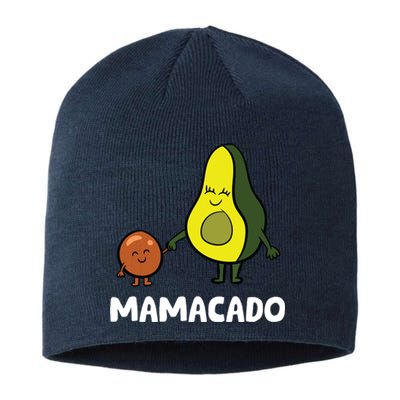 Avocado Mama Avocado Mom Funny Avocado Mamacado Sustainable Beanie