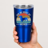 Ask Me About My Weiner Dachshund Dad Tumbler