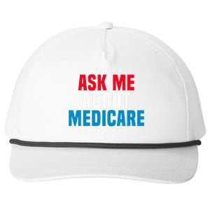 Ask Me About Medicare Health Insurance Consultant Snapback Five-Panel Rope Hat