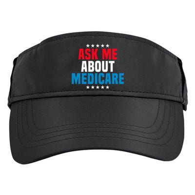 Ask Me About Medicare Health Insurance Consultant Adult Drive Performance Visor