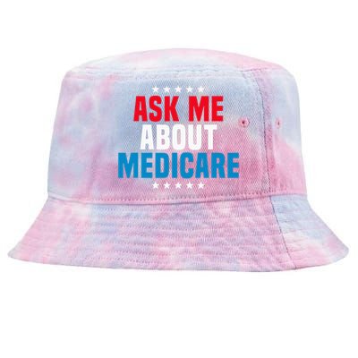 Ask Me About Medicare Health Insurance Consultant Tie-Dyed Bucket Hat