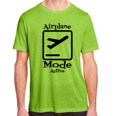 Airplane Mode Active Frequent Flyer World Traveler Cute Gift Adult ChromaSoft Performance T-Shirt