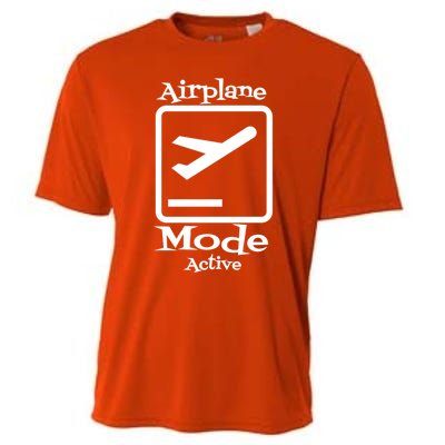 Airplane Mode Active Frequent Flyer World Traveler Cute Gift Cooling Performance Crew T-Shirt