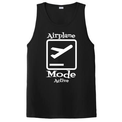 Airplane Mode Active Frequent Flyer World Traveler Cute Gift PosiCharge Competitor Tank