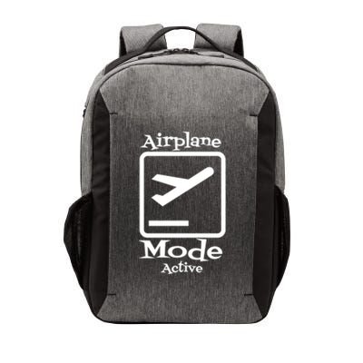 Airplane Mode Active Frequent Flyer World Traveler Cute Gift Vector Backpack