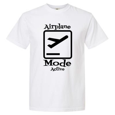 Airplane Mode Active Frequent Flyer World Traveler Cute Gift Garment-Dyed Heavyweight T-Shirt