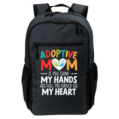 Adoptive Mom Adoption Announcet Foster Mother Gotcha Day Gift Daily Commute Backpack