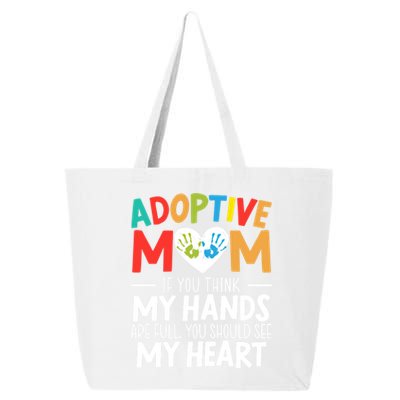 Adoptive Mom Adoption Announcet Foster Mother Gotcha Day Gift 25L Jumbo Tote