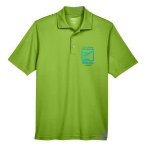 Airplane Mode Active Frequent Flyer World Traveler Cute Gift Men's Origin Performance Pique Polo