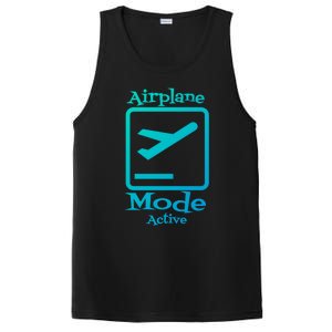 Airplane Mode Active Frequent Flyer World Traveler Cute Gift PosiCharge Competitor Tank