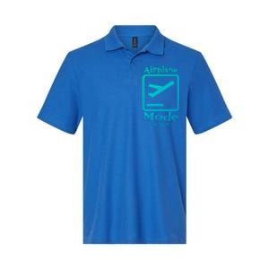 Airplane Mode Active Frequent Flyer World Traveler Cute Gift Softstyle Adult Sport Polo