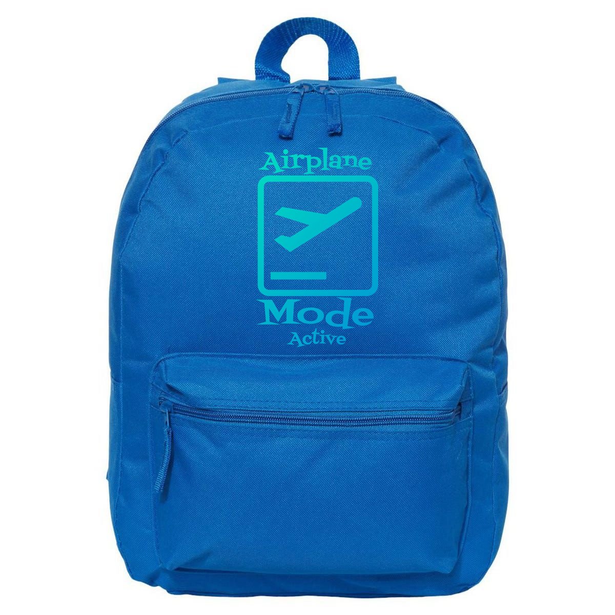 Airplane Mode Active Frequent Flyer World Traveler Cute Gift 16 in Basic Backpack