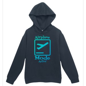 Airplane Mode Active Frequent Flyer World Traveler Cute Gift Urban Pullover Hoodie