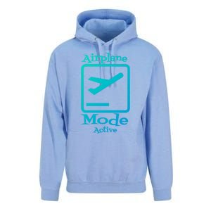 Airplane Mode Active Frequent Flyer World Traveler Cute Gift Unisex Surf Hoodie