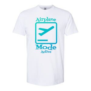 Airplane Mode Active Frequent Flyer World Traveler Cute Gift Softstyle CVC T-Shirt