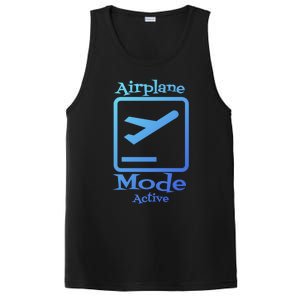 Airplane Mode Active Frequent Flyer World Traveler Cute Gift PosiCharge Competitor Tank