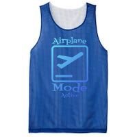 Airplane Mode Active Frequent Flyer World Traveler Cute Gift Mesh Reversible Basketball Jersey Tank