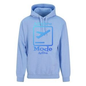 Airplane Mode Active Frequent Flyer World Traveler Cute Gift Unisex Surf Hoodie