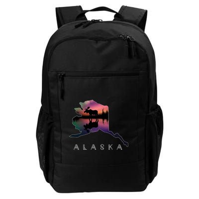 Alaskan Moose A.U.R.O.R.A Borealis Alaska State & Landscape Daily Commute Backpack