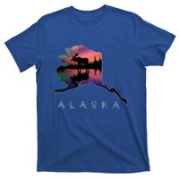 Alaskan Moose A.U.R.O.R.A Borealis Alaska State & Landscape T-Shirt