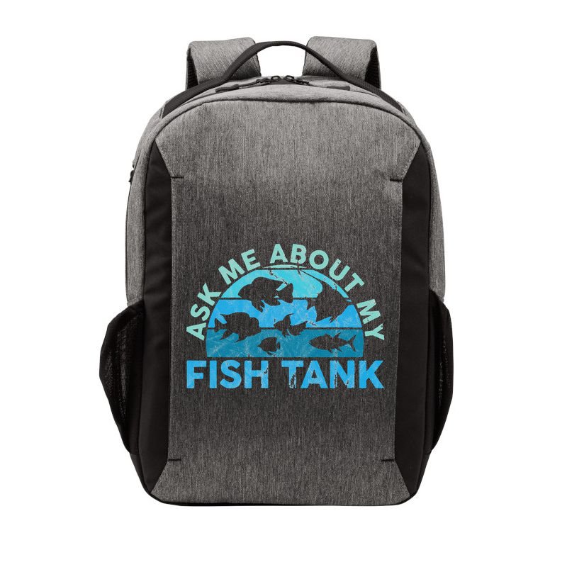 Ask Me About My Fish Tank Aquarium Owner Fish Keeping Vector Backpack