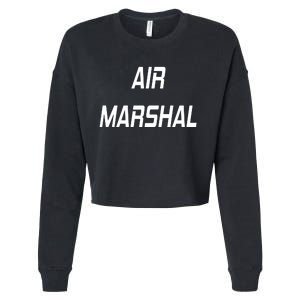 Air Marshal Cropped Pullover Crew