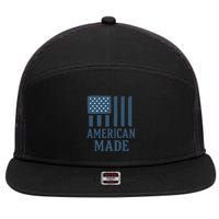 American Made 7 Panel Mesh Trucker Snapback Hat