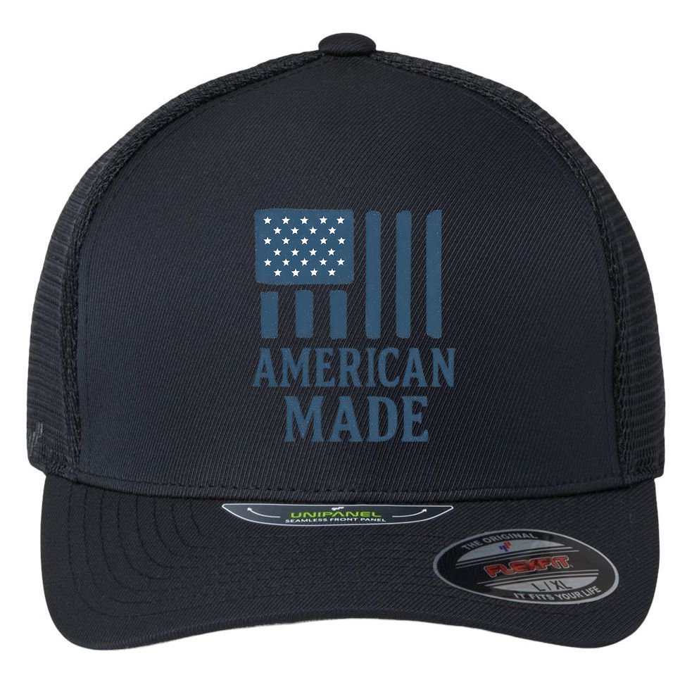 American Made Flexfit Unipanel Trucker Cap
