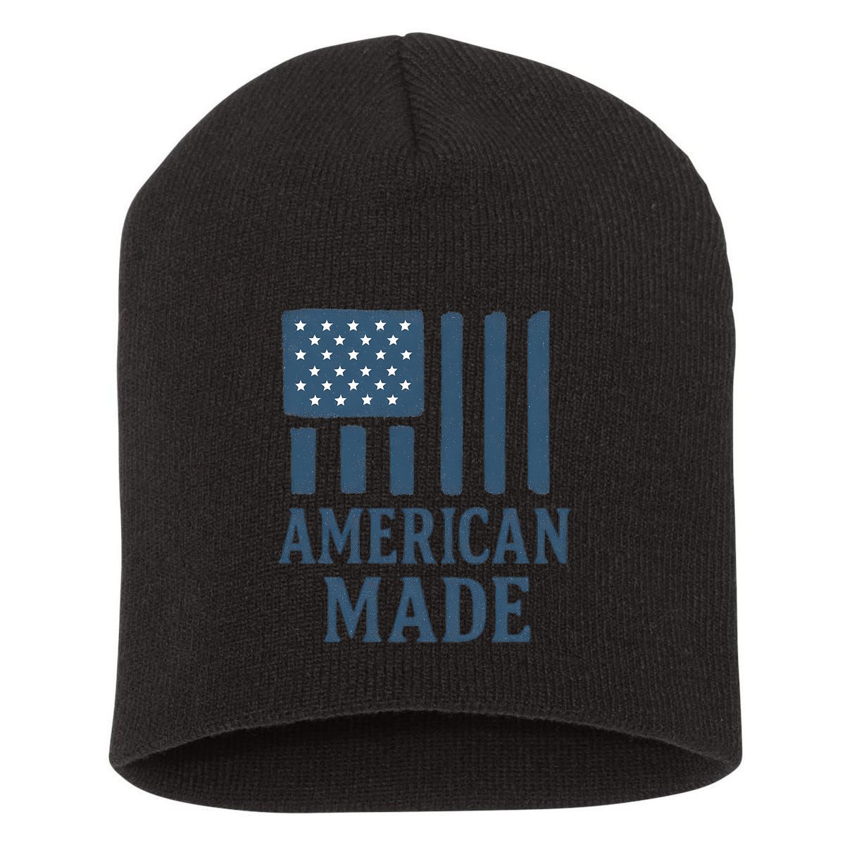 American Made Short Acrylic Beanie
