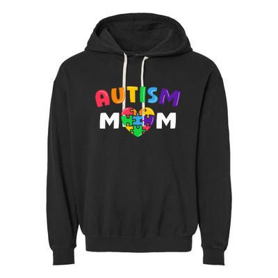 Autism Mom Autism Awareness Gift Autism month Garment-Dyed Fleece Hoodie